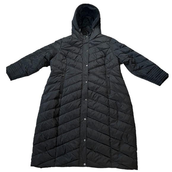 Steve Madden Madden Girl Black Maxi Puffer Jacket Size 2XL - Picture 2 of 13